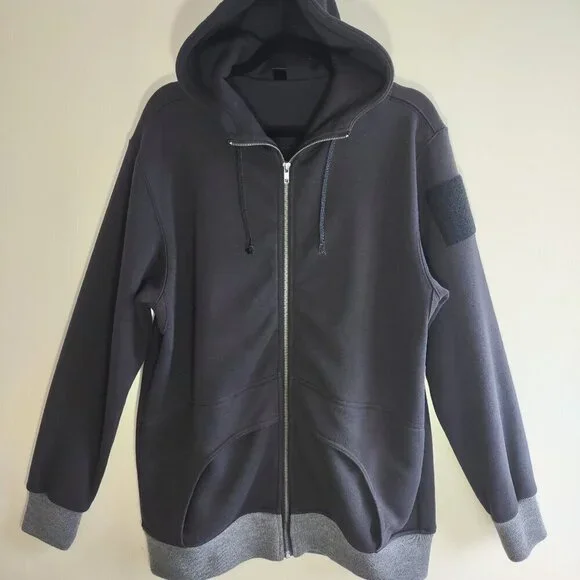 Endless Ammo Hoodie Jacket Full Zip Men's Large Utility Grunge Streetwear EUC - Picture 4 of 13